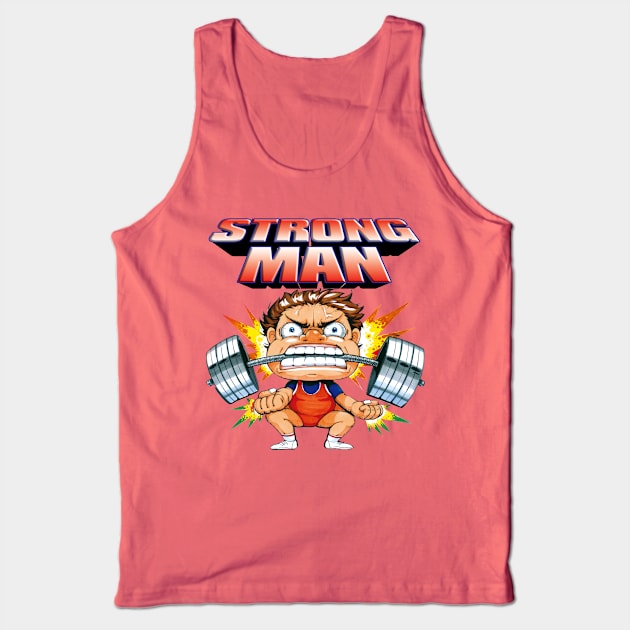 Strong Man Tank Top by SkyBacon